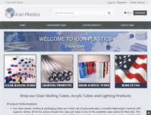 Tablet Screenshot of iconplastics.com